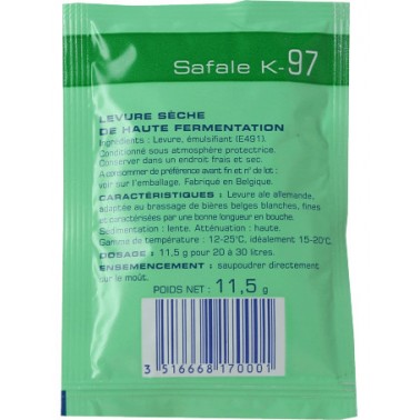 Levure sèche FERMENTIS  SAFALE K-97