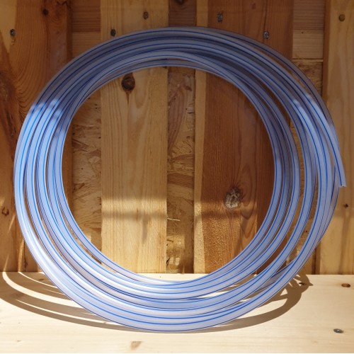 Tube / Tuyau Alimentaire rigide bleu 6.7/9.5mm (1m)
