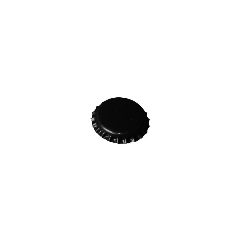 Bouchons couronnes noir 26 mm(100 pièces)