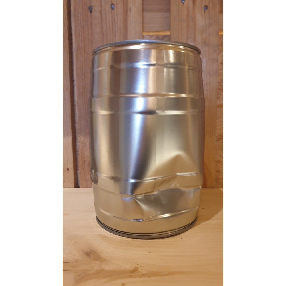 Mini keg 5 litres cabossé avec robinet