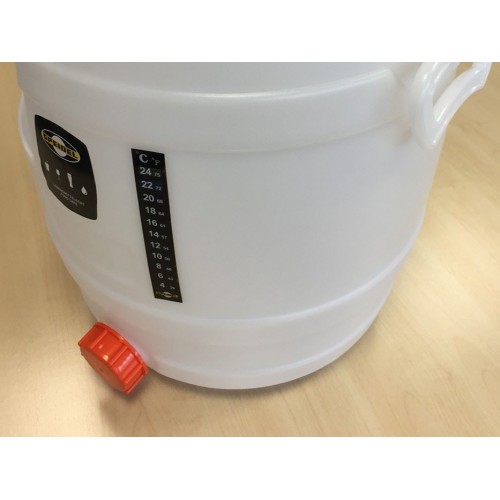 Cuve De Fermentation Speidel 20 L - Plastique Alimentaire, Avec Robinet - Pour Vin, Bière, Jus - Fabriqué En Allemagne