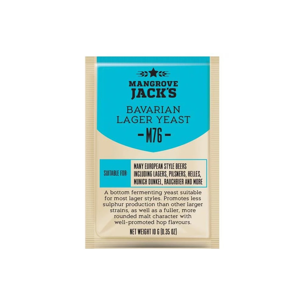 Levure sèche Mangrove Jack's Bavarian Lager M76 10g