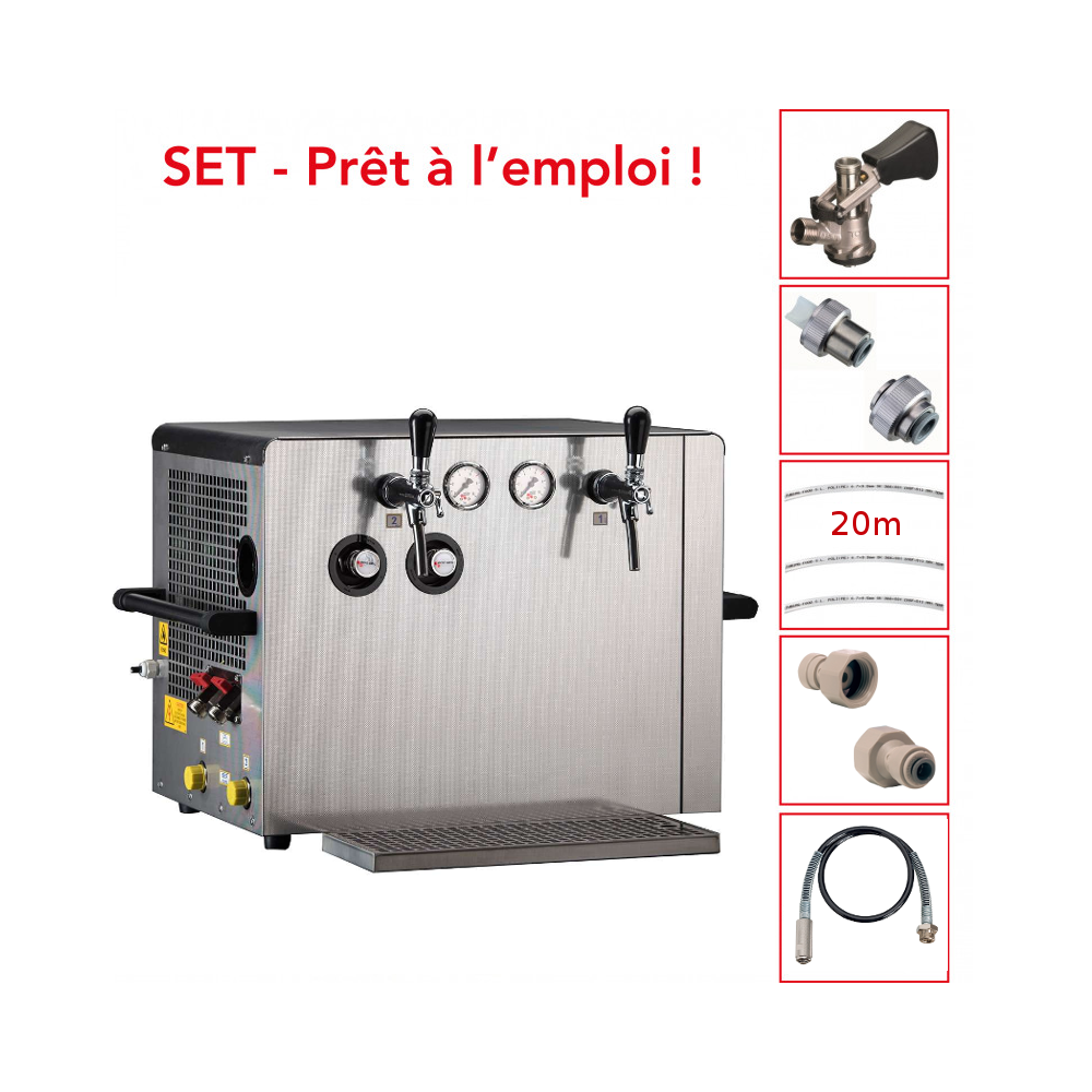 SET Tireuse 2 Becs avec manomètre