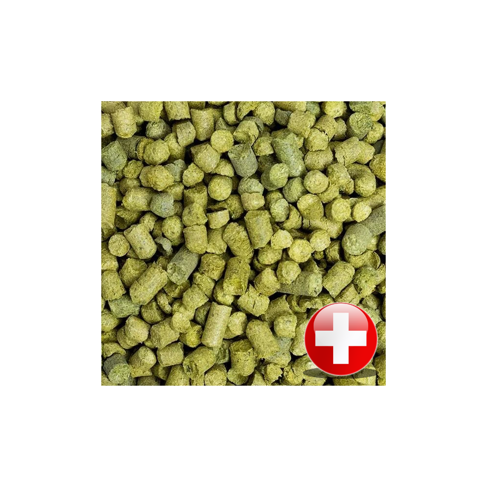 Houblon Suisse -VD- BIO  Cascade en pellets / 10 gr
