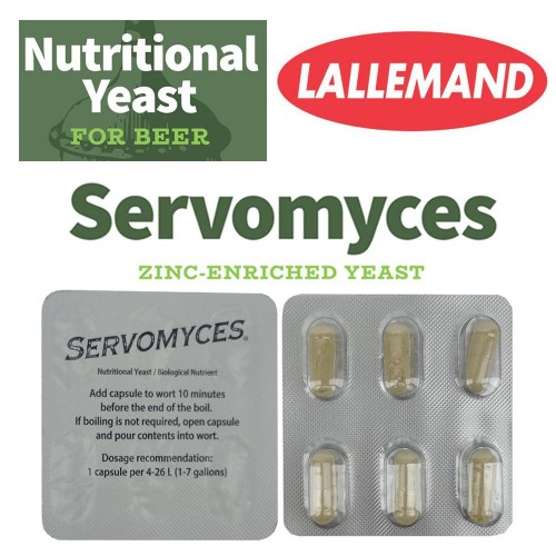 Levure nutritionnelle LALLEMAND Servomyces 6 capsules