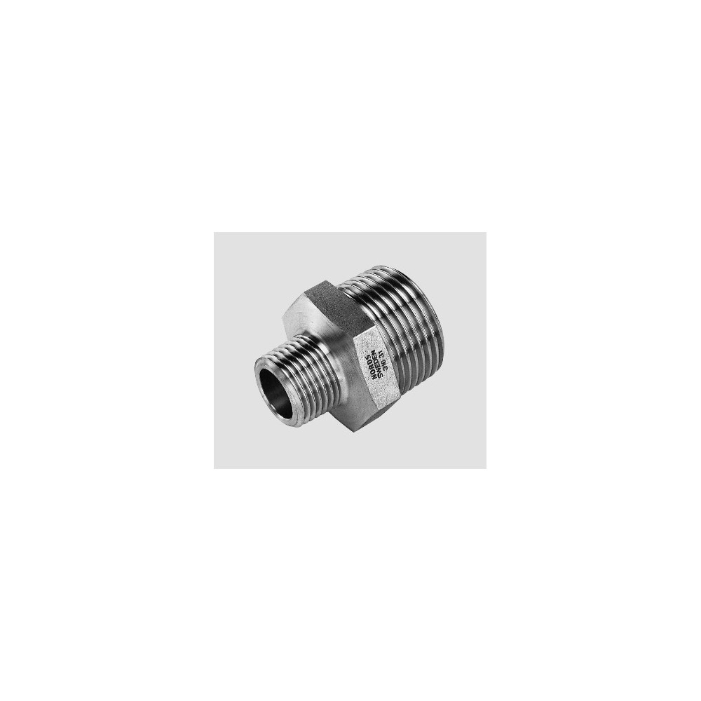 Adaptateur 3/4 mâle-1/2 mâle inox 40mm